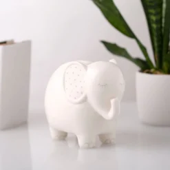 Decorative Objects-Pearhead Ceramic Elephant Bank