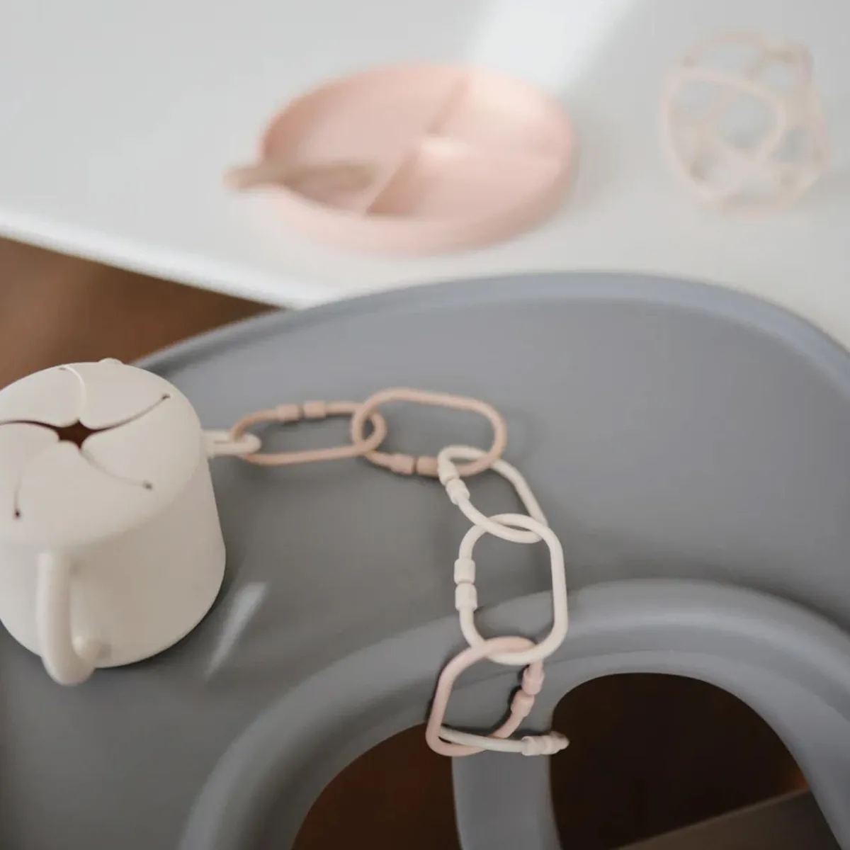 Play + Learn Toys-Mushie Chain Link Rings