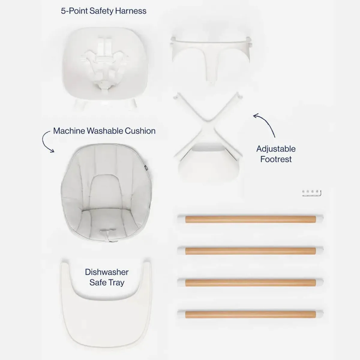High Chairs & Boosters|Highchairs + Boosters-Lalo Chair + Insert