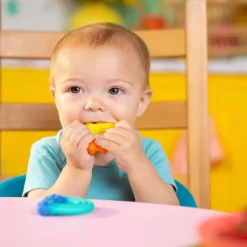 Teethers|Pacifiers + Clips-Bright Starts Chance of Smiles Teethers