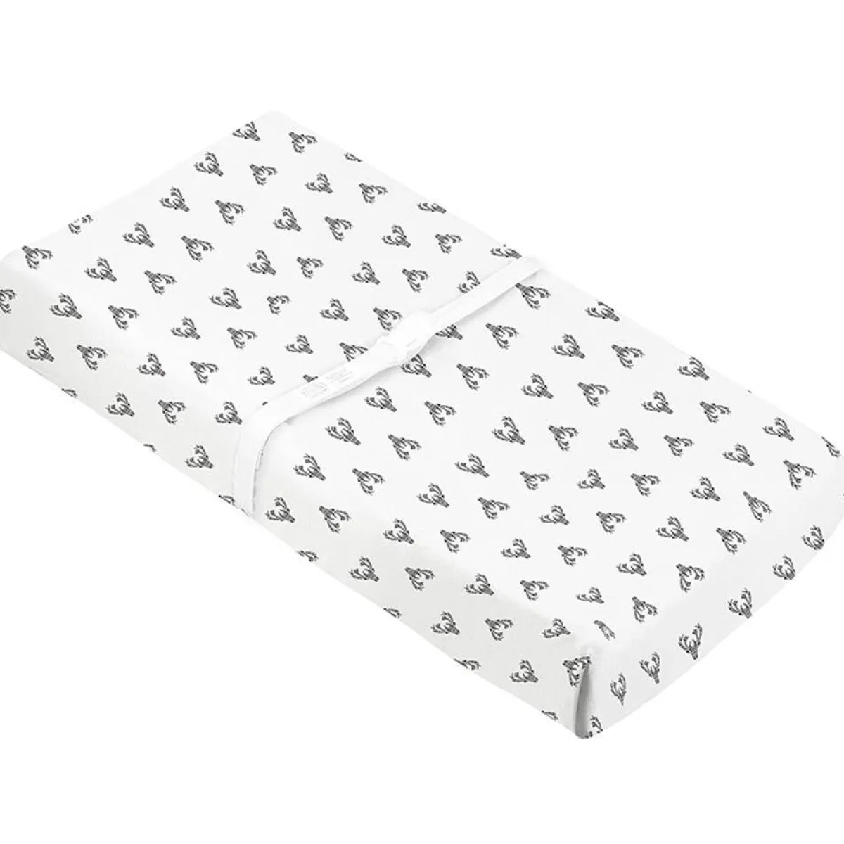 Changing Pads + Covers-Kushies Change Pad Cover Flannel with Slits (Print)