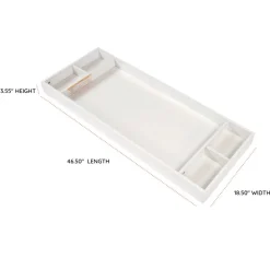 Change Trays + Pads|Change Tables-dadada Changing Tray White