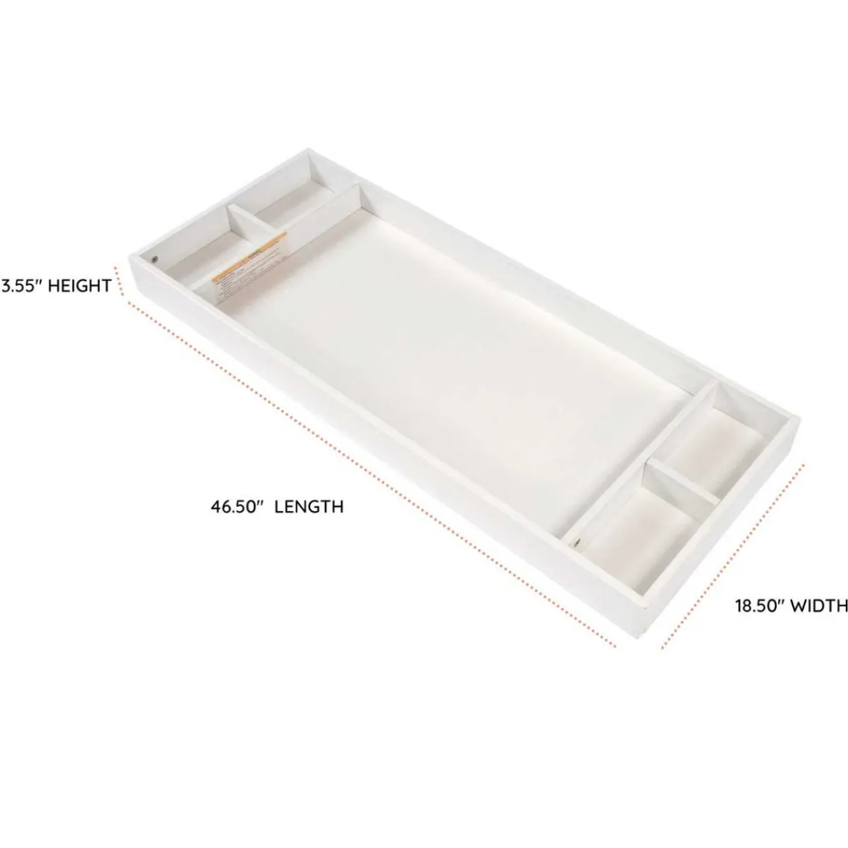 Change Trays + Pads|Change Tables-dadada Changing Tray White