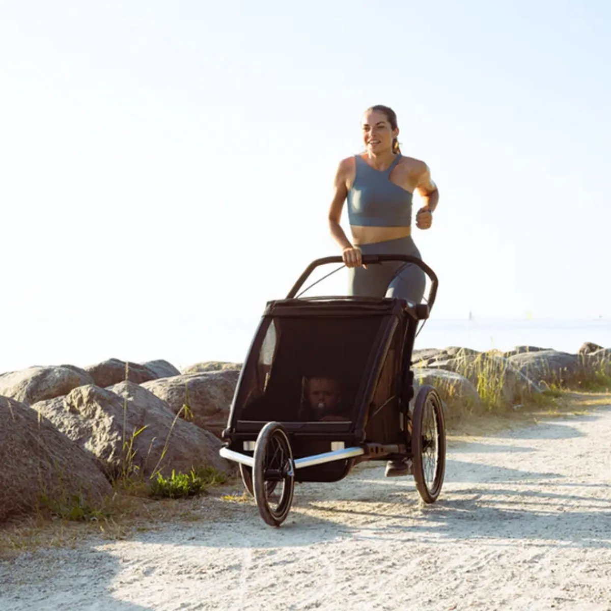 Travel Gear|Stroller Accessories-Thule Chariot Jogging Kit (Double)