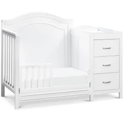 Mini Cribs|Convertible Cribs-DaVinci Charlie Mini Crib & Changer