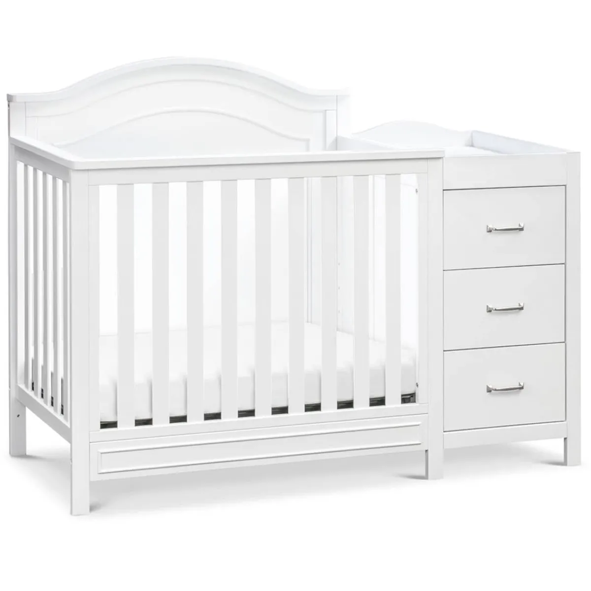 Mini Cribs|Convertible Cribs-DaVinci Charlie Mini Crib & Changer