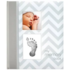 Memory Books-Pearhead Chevron Baby Book