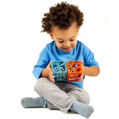 Teethers|Pacifiers + Clips-Malarkey Kids Chew Cube