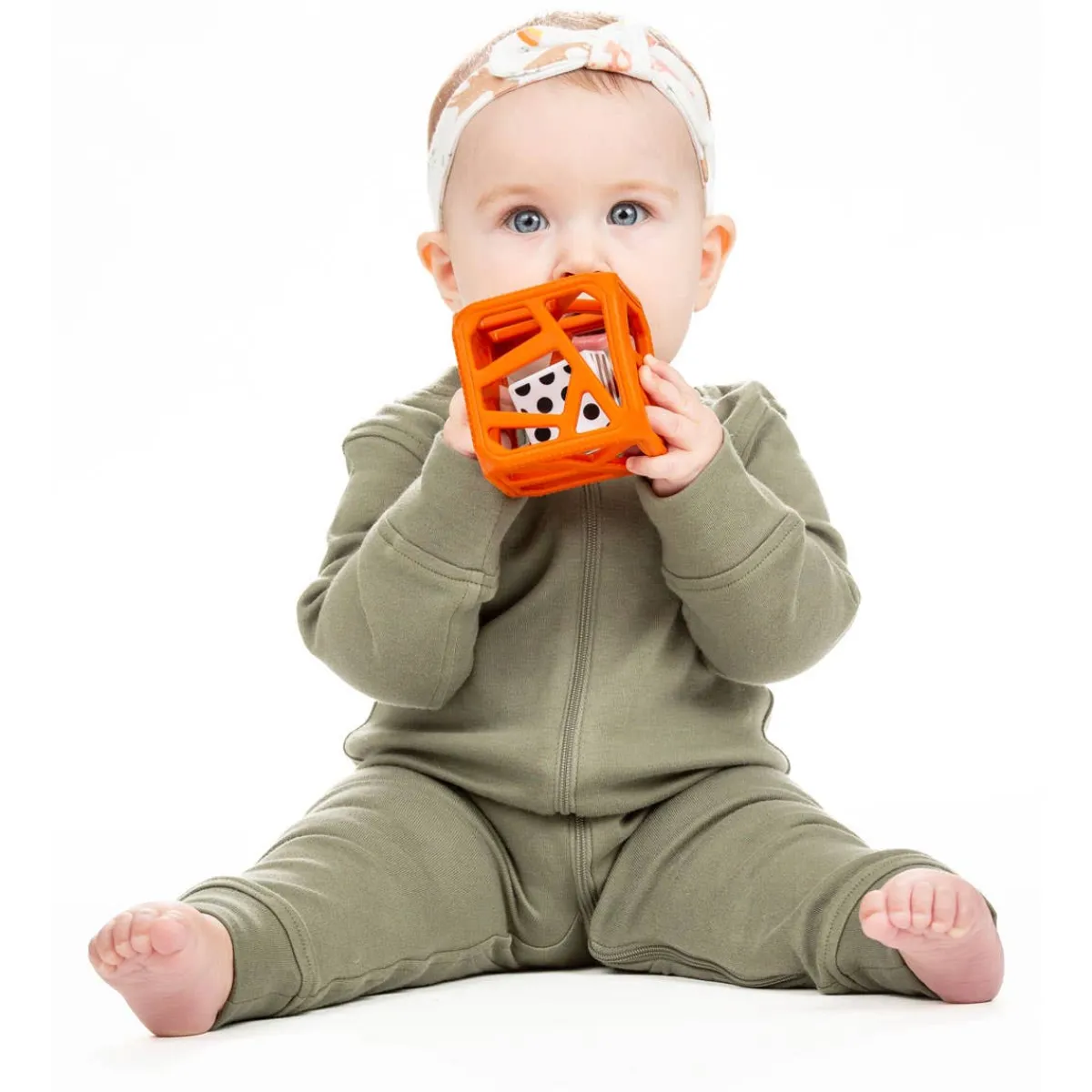 Teethers|Pacifiers + Clips-Malarkey Kids Chew Cube