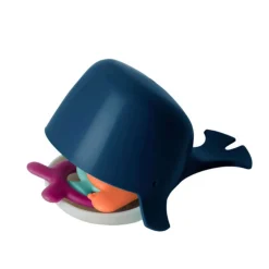 Bath Toys-Boon Inc. Chomp Hungry Whale Bath Toy - Navy