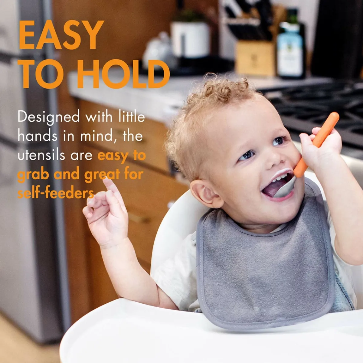Kids Utensils|Toddler Training Utensils-Boon Inc. Chow Utensils (6 Piece)
