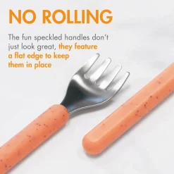 Kids Utensils|Toddler Training Utensils-Boon Inc. Chow Utensils (6 Piece)