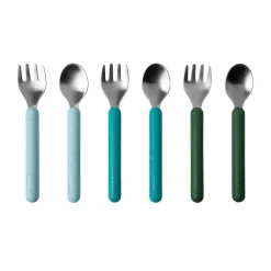 Kids Utensils|Toddler Training Utensils-Boon Inc. Chow Utensils (6 Piece)