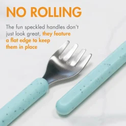 Kids Utensils|Toddler Training Utensils-Boon Inc. Chow Utensils (6 Piece)