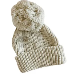 Beanies|Winter Hats-Blossom & Pear Chunky Knit Beanie