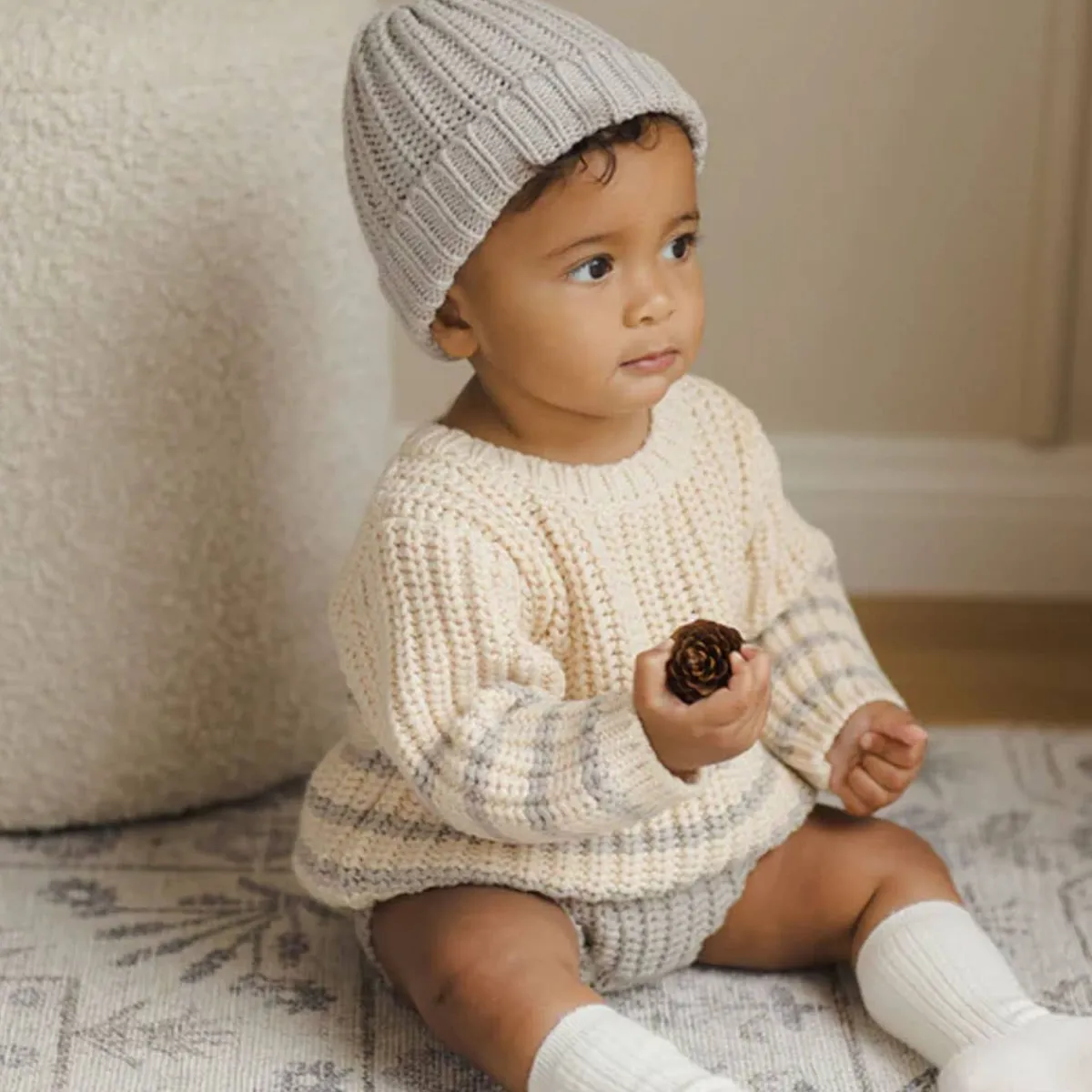 Beanies|Winter Hats-Quincy Mae Chunky Knit Beanie