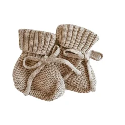 Infant Socks + Booties-Blossom & Pear Chunky Knit Booties