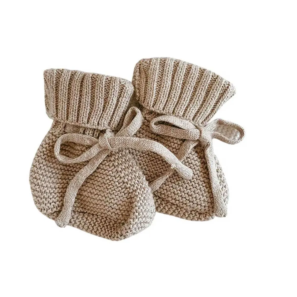 Infant Socks + Booties-Blossom & Pear Chunky Knit Booties