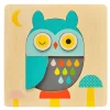 Puzzles|Wooden Toys-Petit Collage Chunky Wooden Tray Puzzle
