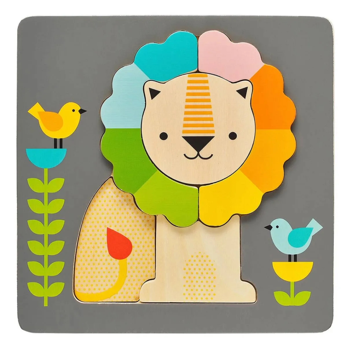 Puzzles|Wooden Toys-Petit Collage Chunky Wooden Tray Puzzle