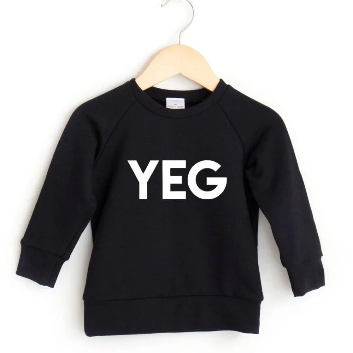 Sweaters + Jackets-Posh & Cozy City Crewneck (Toddler)