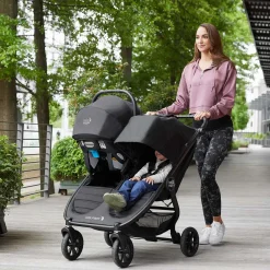 All-Terrain Strollers|Double Strollers-Baby Jogger City Mini GT2 Double Stroller Jet
