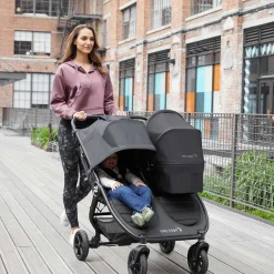 All-Terrain Strollers|Double Strollers-Baby Jogger City Mini GT2 Double Stroller Jet