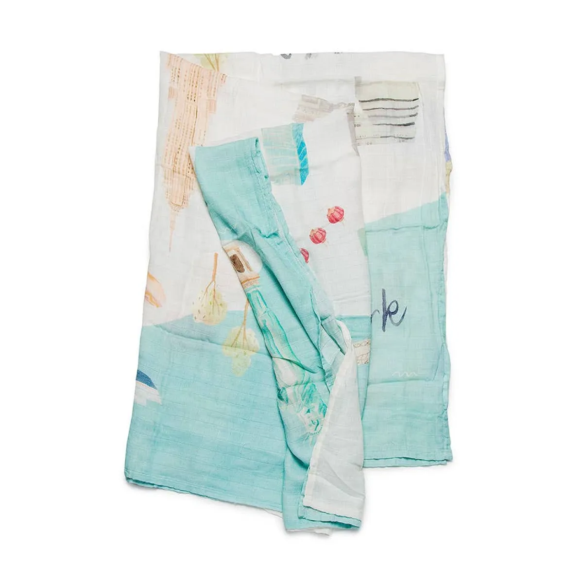 Blankets|Sleep Sacks + Wraps-LouLou Lollipop City Swaddle Blanket