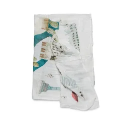 Blankets|Sleep Sacks + Wraps-LouLou Lollipop City Swaddle Blanket