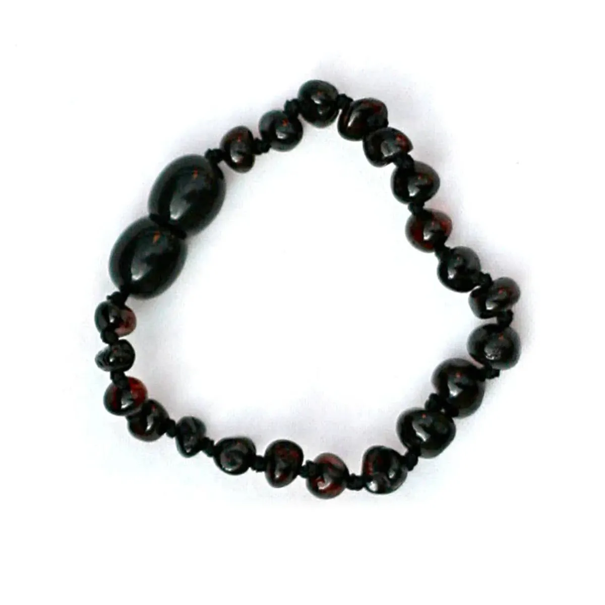 Jewelery-Healing Amber Clasp Bracelet 5.5"