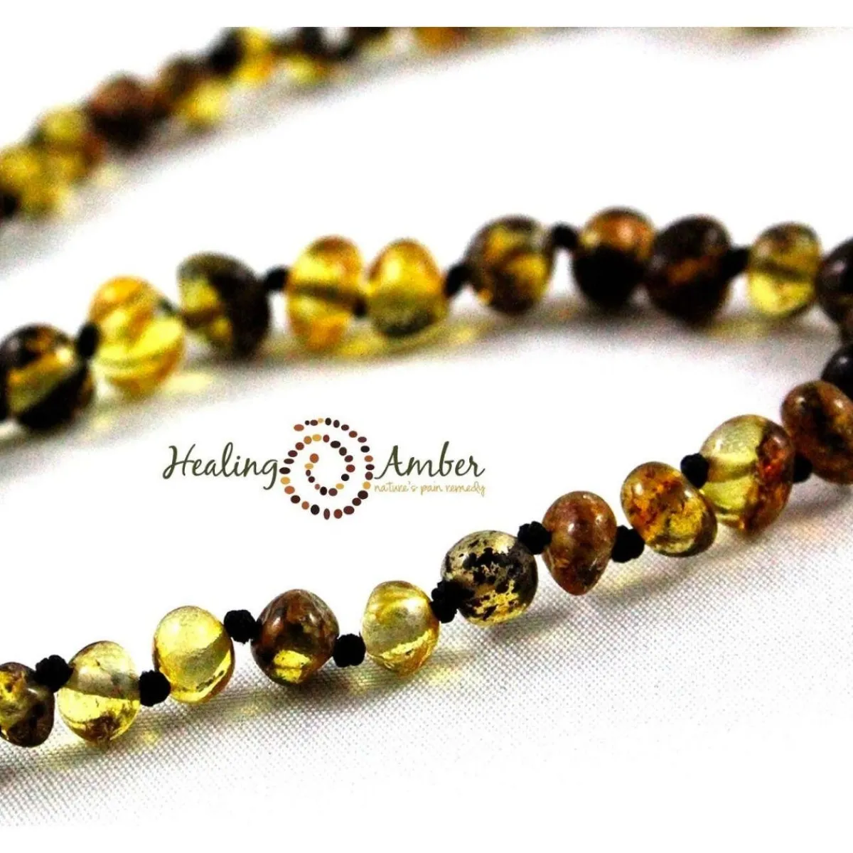 Jewelery-Healing Amber Clasp Bracelet 5.5"