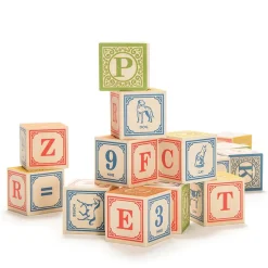 Wooden Toys|Blocks + Shape Sorters-Uncle Goose Classic ABC Blocks