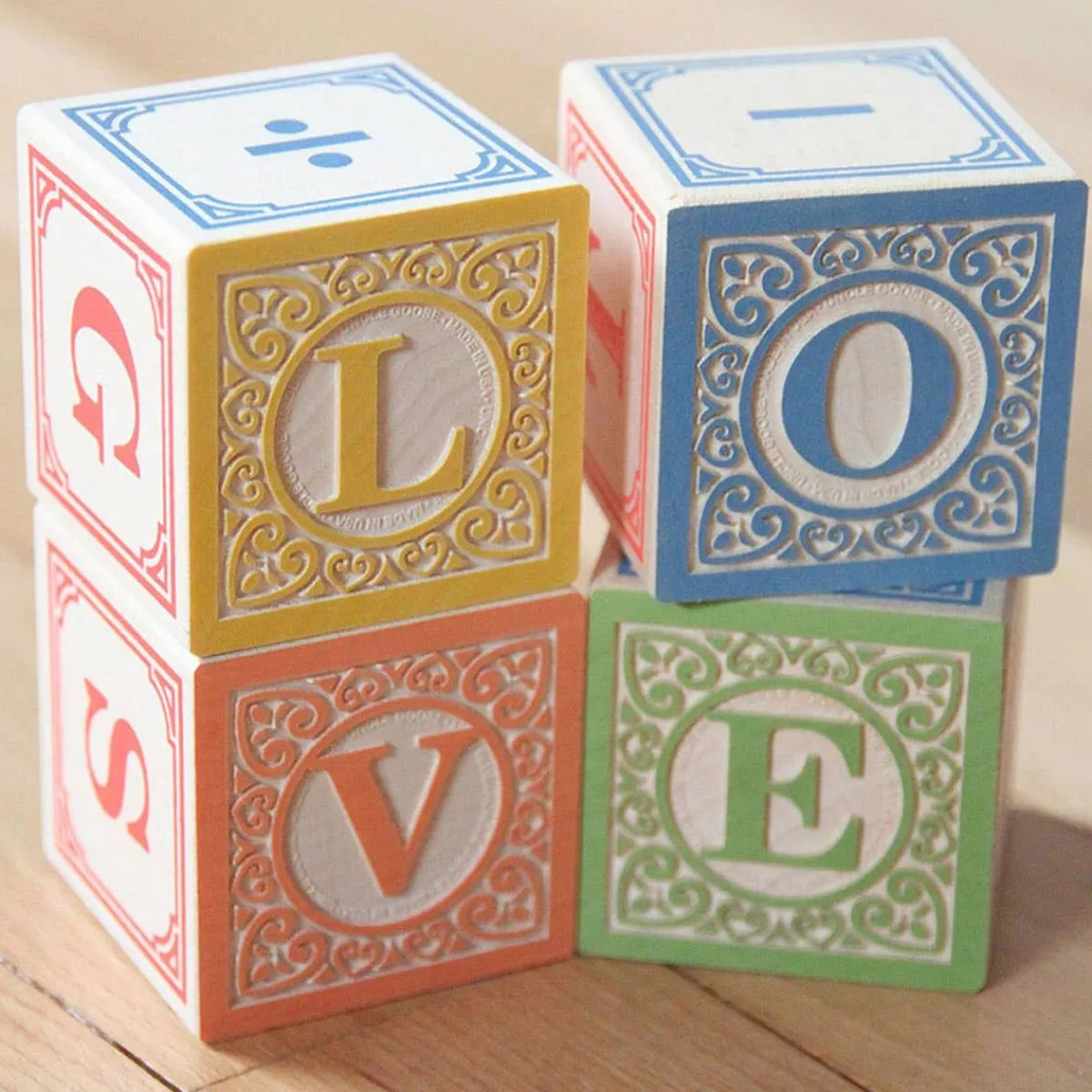 Wooden Toys|Blocks + Shape Sorters-Uncle Goose Classic ABC Blocks