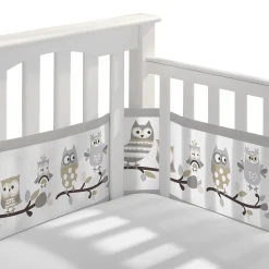 Crib Bumpers-BreathableBaby Classic Mesh Crib Liner (Print)