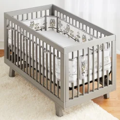 Crib Bumpers-BreathableBaby Classic Mesh Crib Liner (Print)