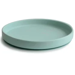 Kids Plates + Bowls|Grip + Suction Dishes-Mushie Classic Silicone Suction Plate