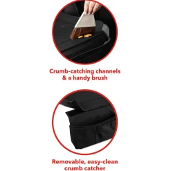 Car Seat Accessories-Skip Hop Clean Sweep Car Seat Protector Black