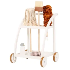 Pretend Play-Gathre Cleaning Cart Ivory