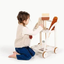 Pretend Play-Gathre Cleaning Cart Ivory