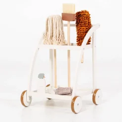 Pretend Play-Gathre Cleaning Cart Ivory