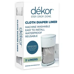 Inserts + Refills|Diaper Pails-Dekor Cloth Diaper Liner (2 Pack)