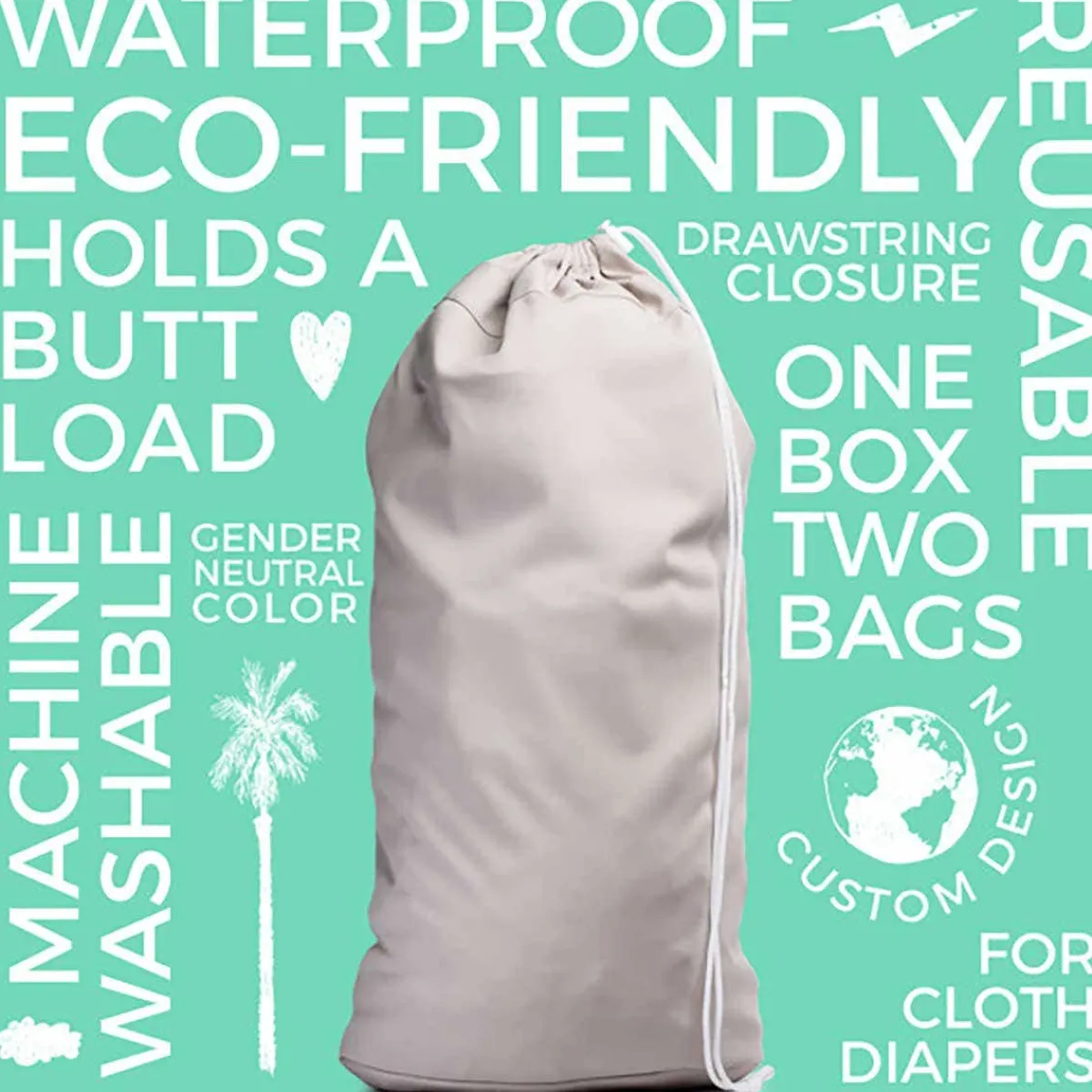 Inserts + Refills|Diaper Pails-Dekor Cloth Diaper Liner (2 Pack)