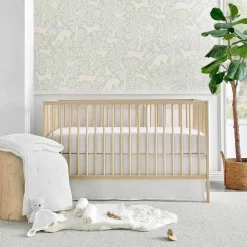 Crib Bedding Sets-Levtex Baby Cloud Muslin 5 Piece Crib Set
