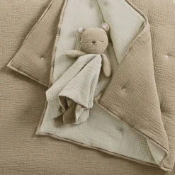 Crib Bedding Sets-Levtex Baby Cloud Muslin 5 Piece Crib Set