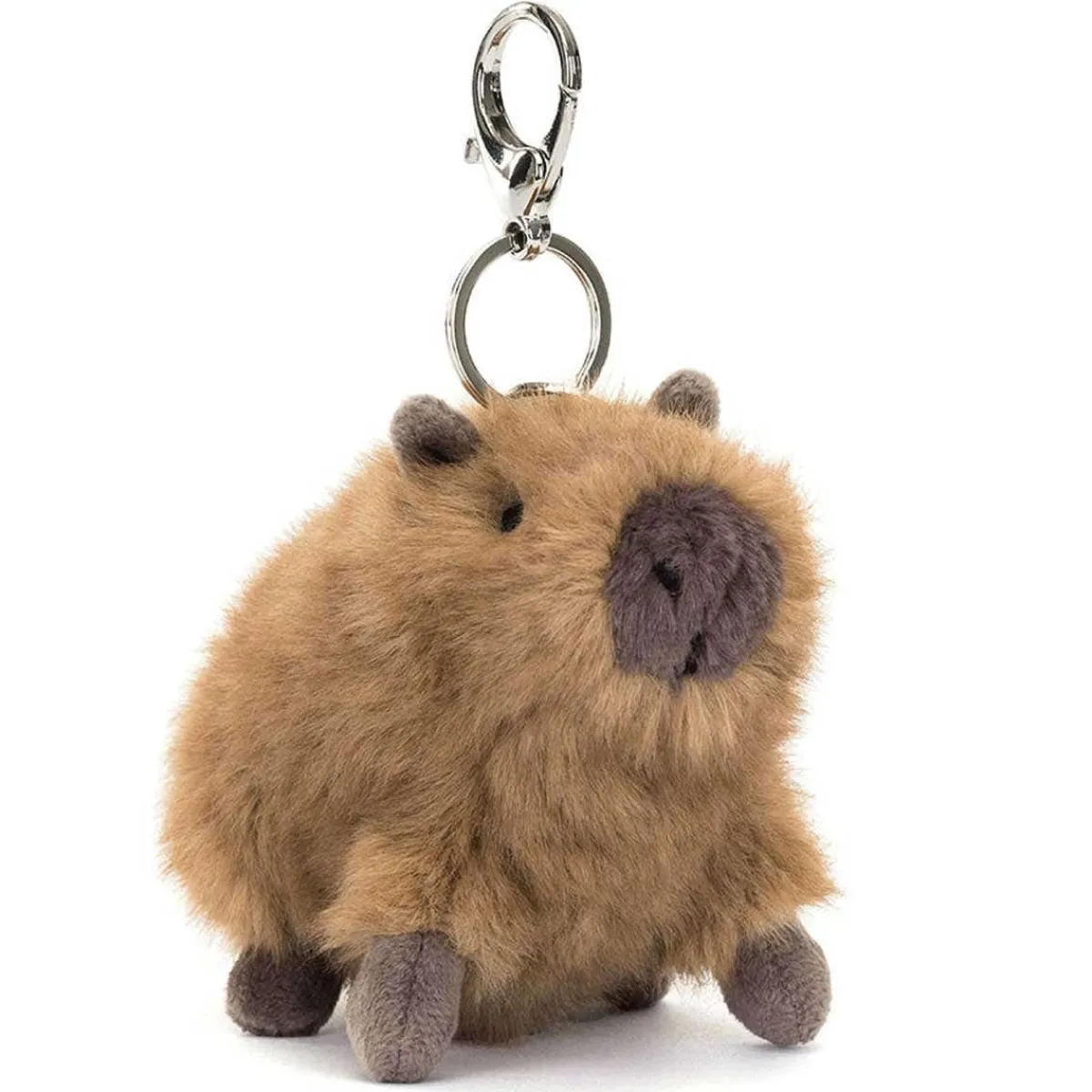Plush Animals-Jellycat Clyde Capybara Bag Charm