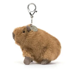 Plush Animals-Jellycat Clyde Capybara Bag Charm