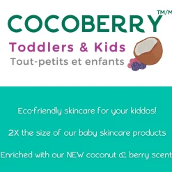 Kids Shampoo + Conditioner|Kids Body Wash-Aleva Naturals Cocoberry Toddler & Kids Shampoo & Body Wash (480 mL)