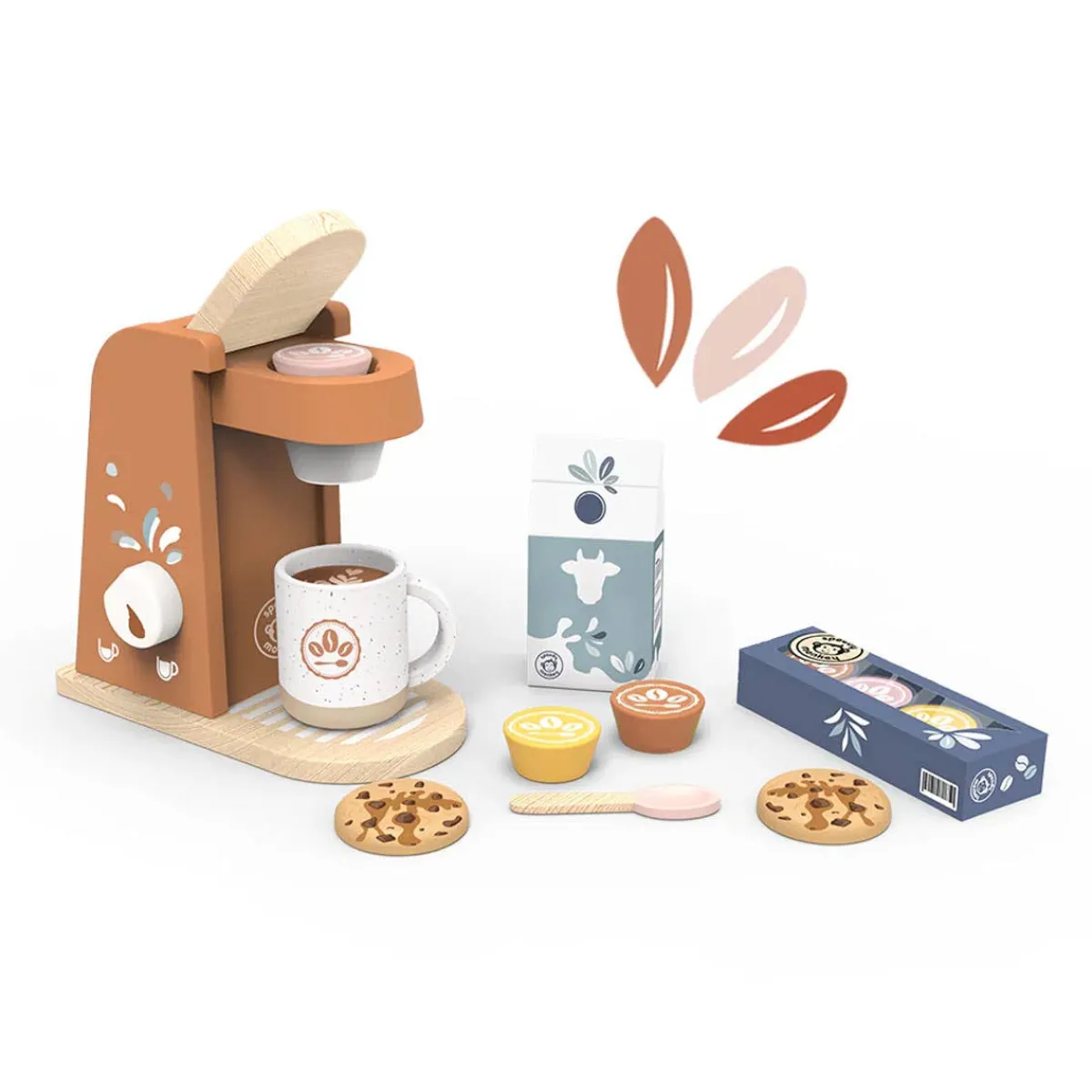 Pretend Play|Wooden Toys-Speedy Monkey Coffee Machine
