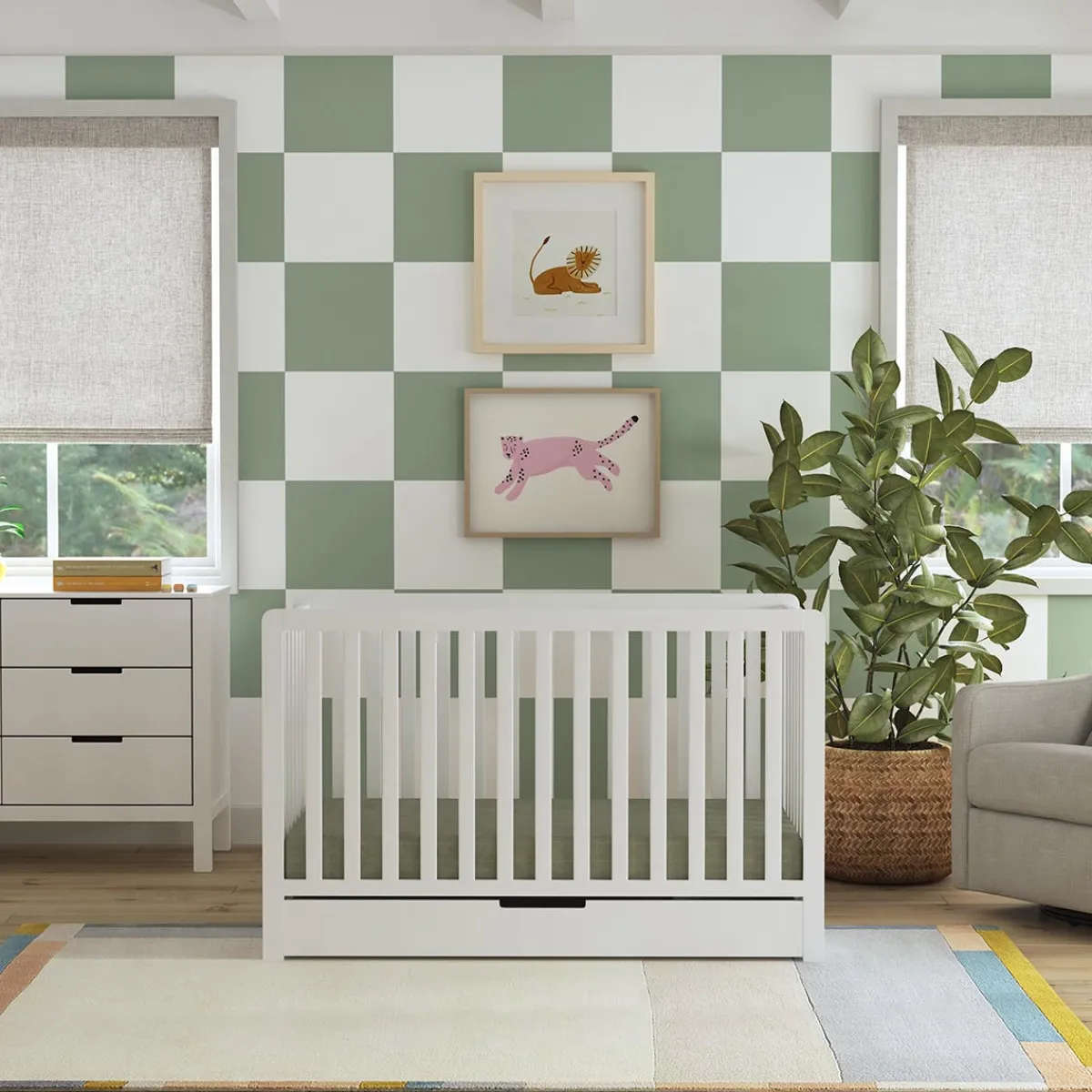 Convertible Cribs-DaVinci Colby 4-in-1 Convertible Crib with Trundle