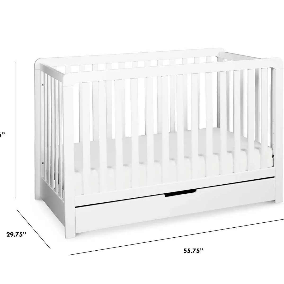 Convertible Cribs-DaVinci Colby 4-in-1 Convertible Crib with Trundle